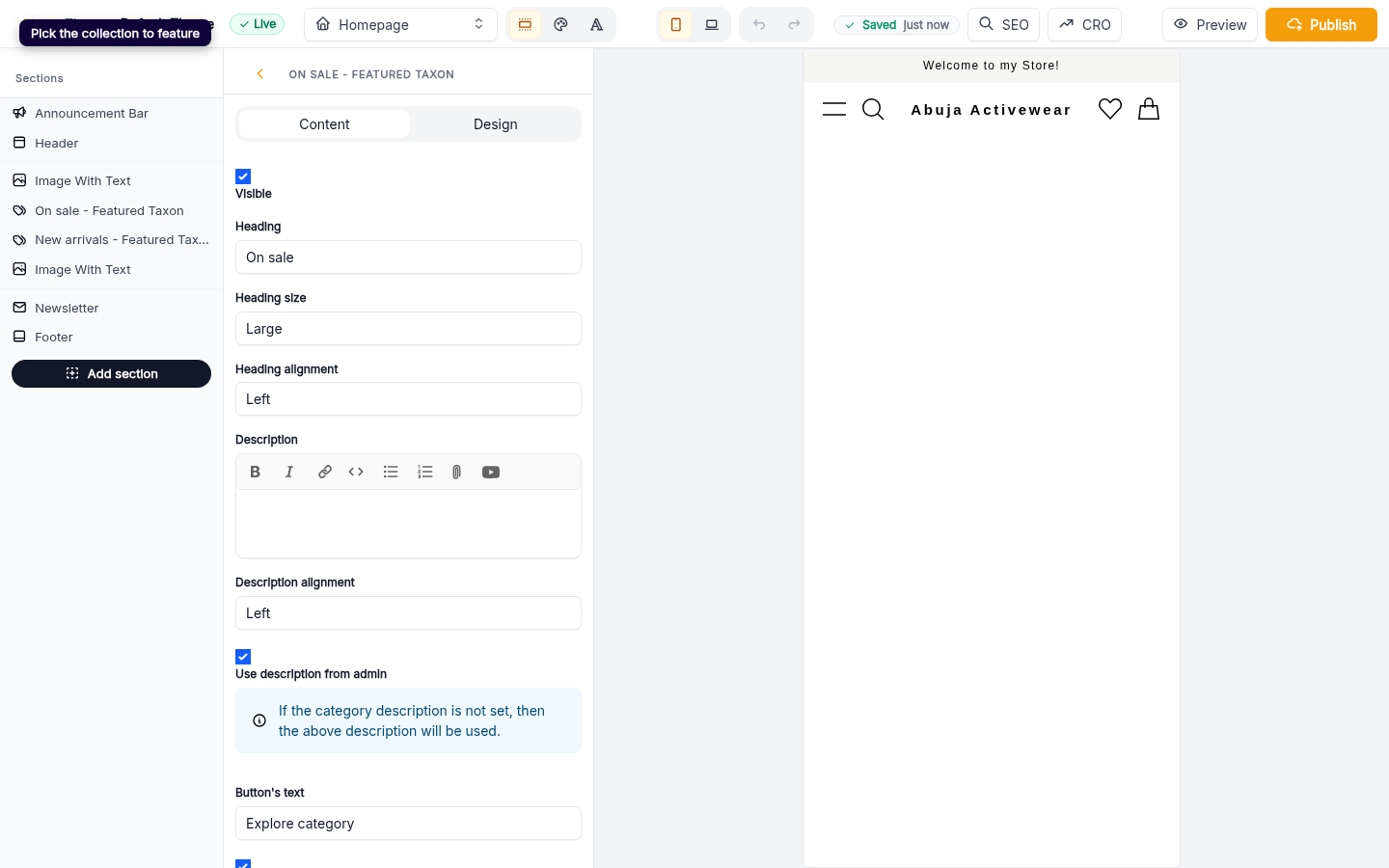Change which products show on your store: step 3 (web)