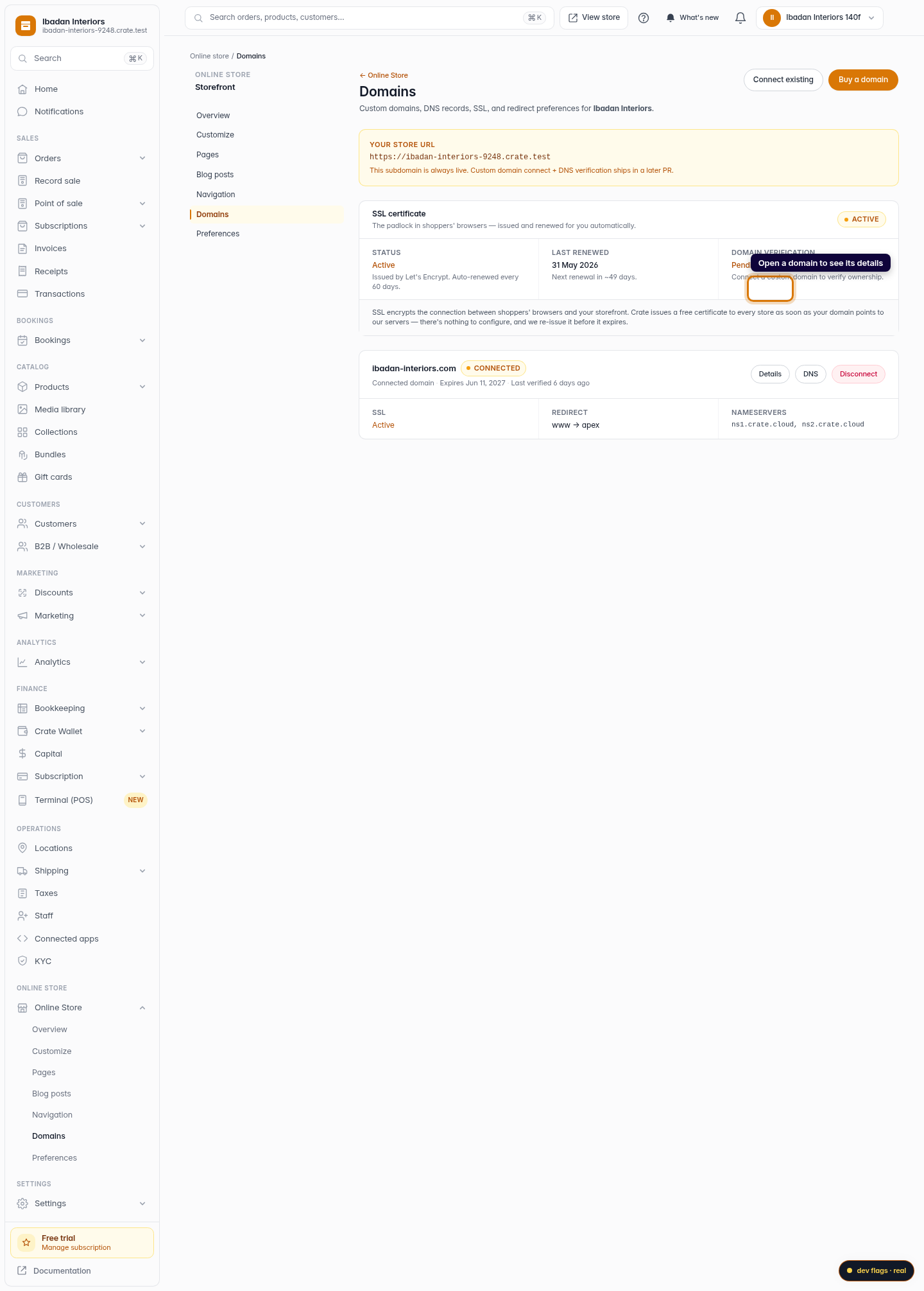 Check your domain details and history: step 1 (web)