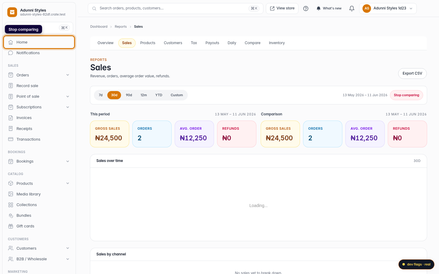 How to Compare Analytics by Date Range: step 4 (web)